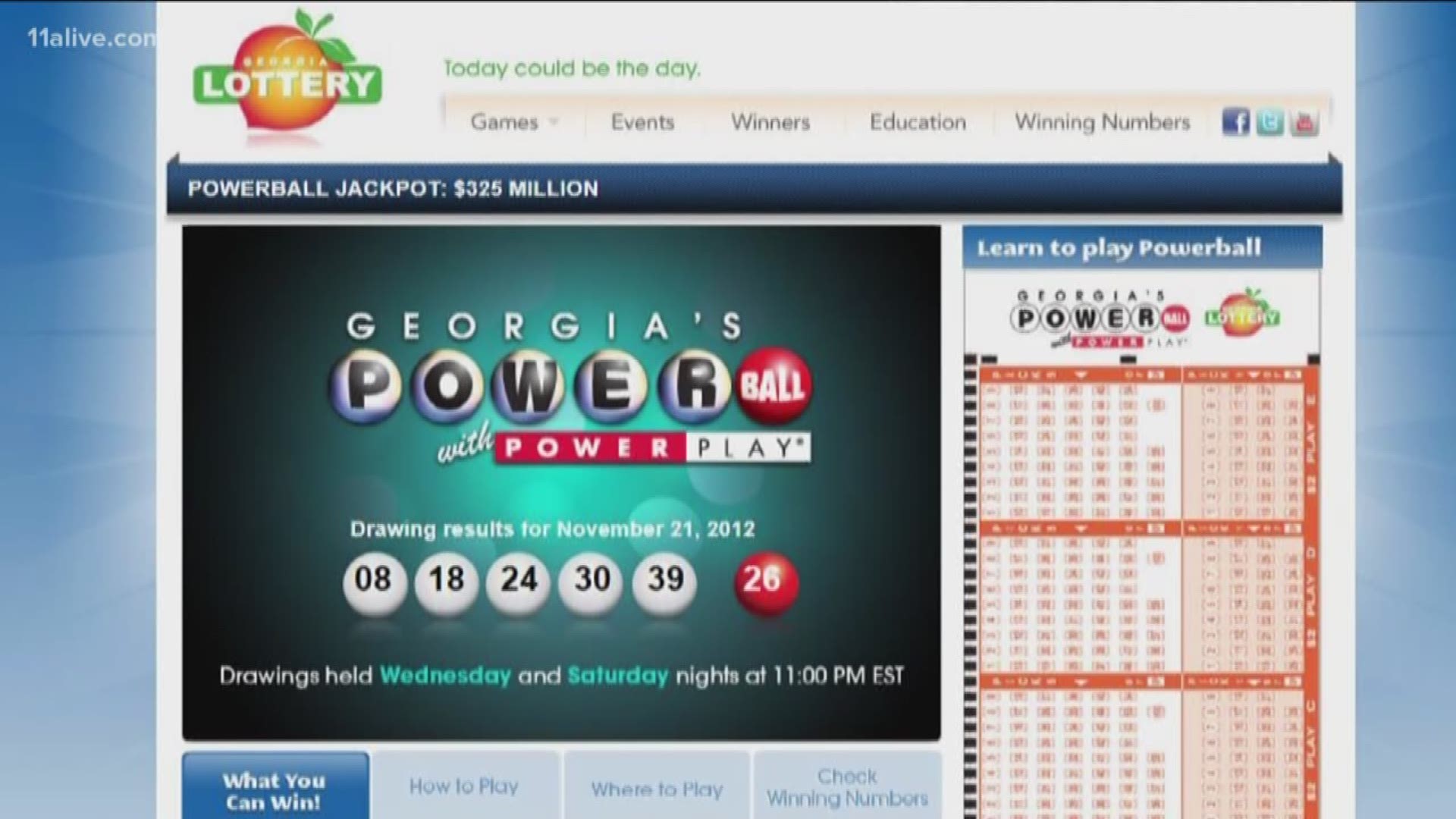 mega millions winning numbers ga