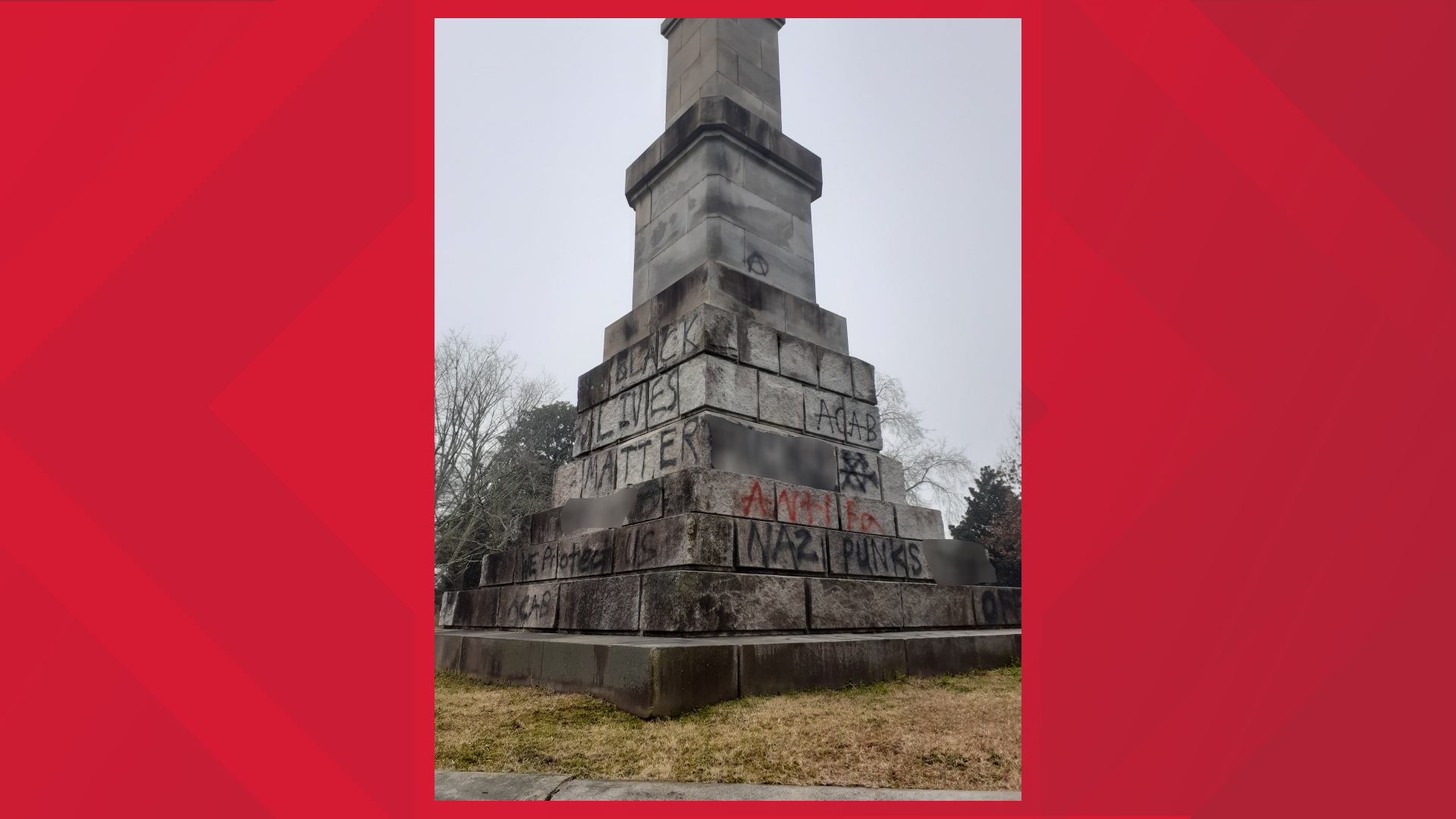 Confederate statues vandalized at Oakland Cemetery in Atlanta