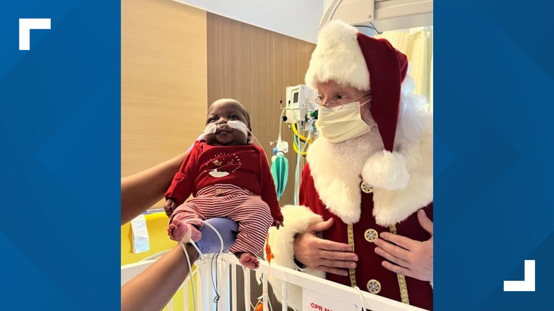 Santa visits NICU babies at Children's in Atlanta | 11alive.com