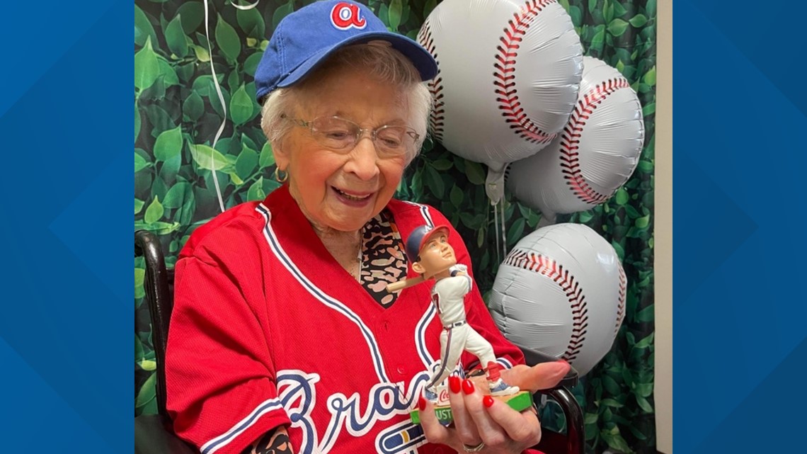 How this lifelong Braves fan was showered with gifts on her 105th