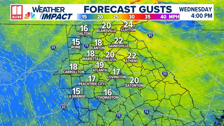 Georgia braces for elevated fire danger Wednesday amid winds, drought ...
