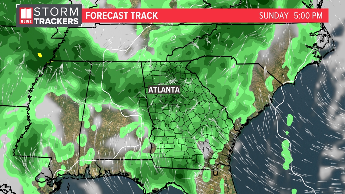 Showers, storms to return over weekend Georgia weather | 11alive.com