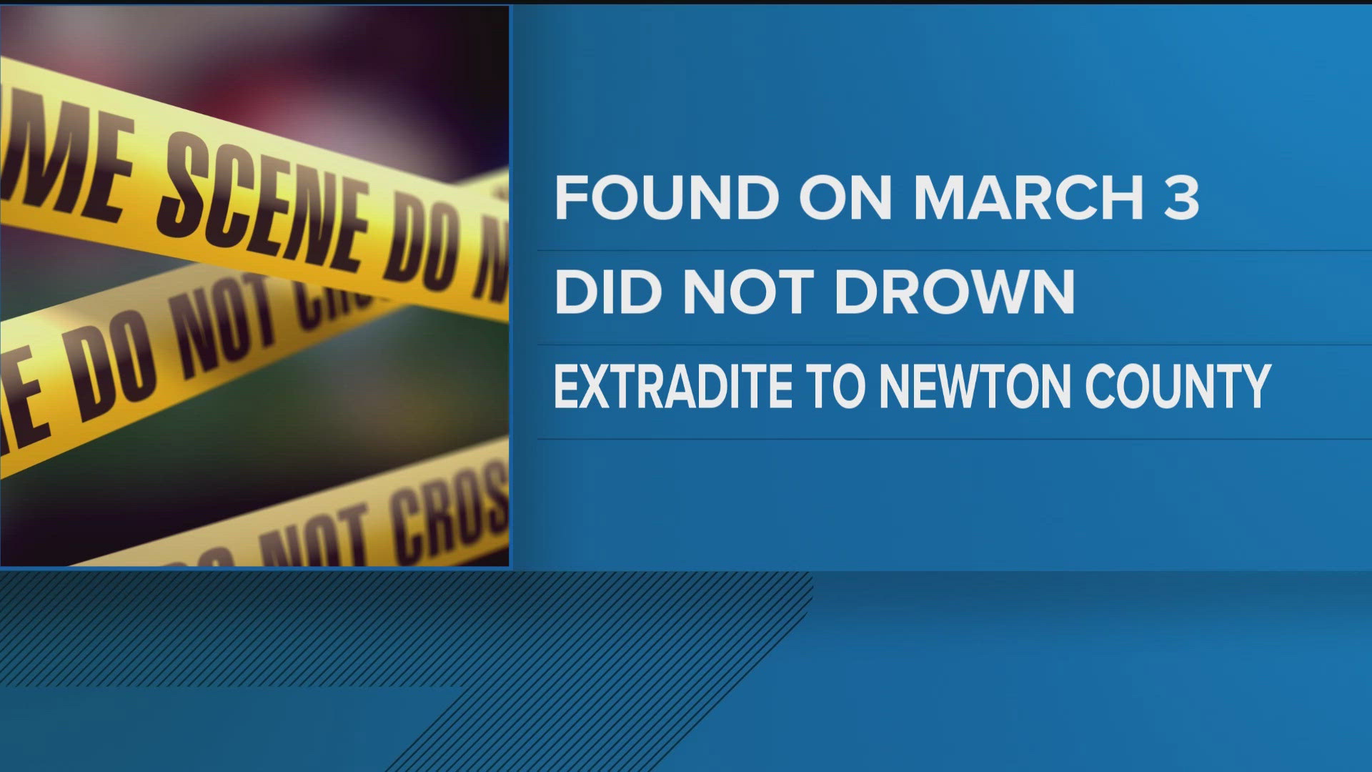The woman was found in the lake on Mar. 3 after a call about a possible drowning. 