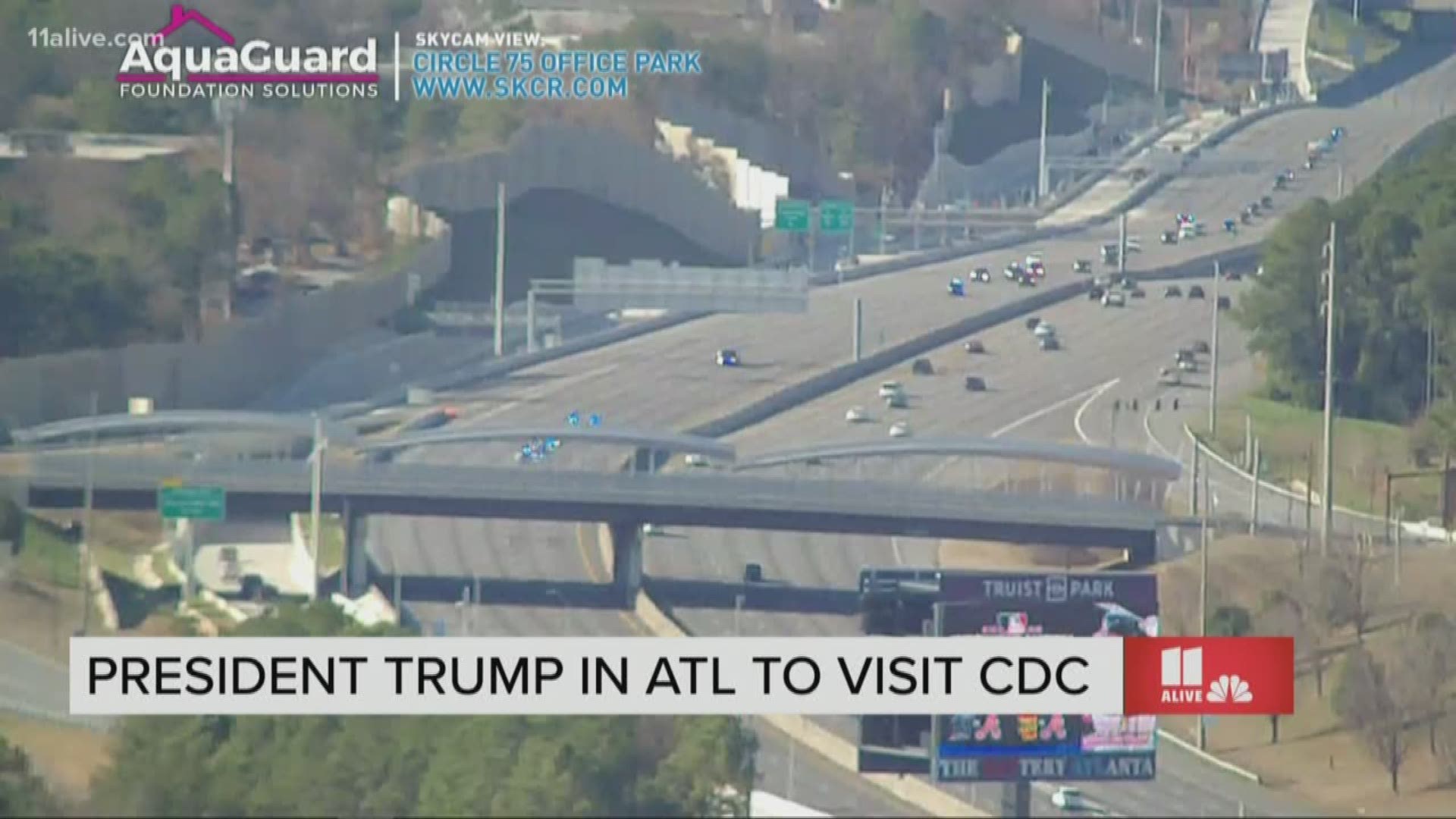 The president will be in town to tour the Atlanta-based CDC amid the spread of coronavirus, officially known as COVID-19.