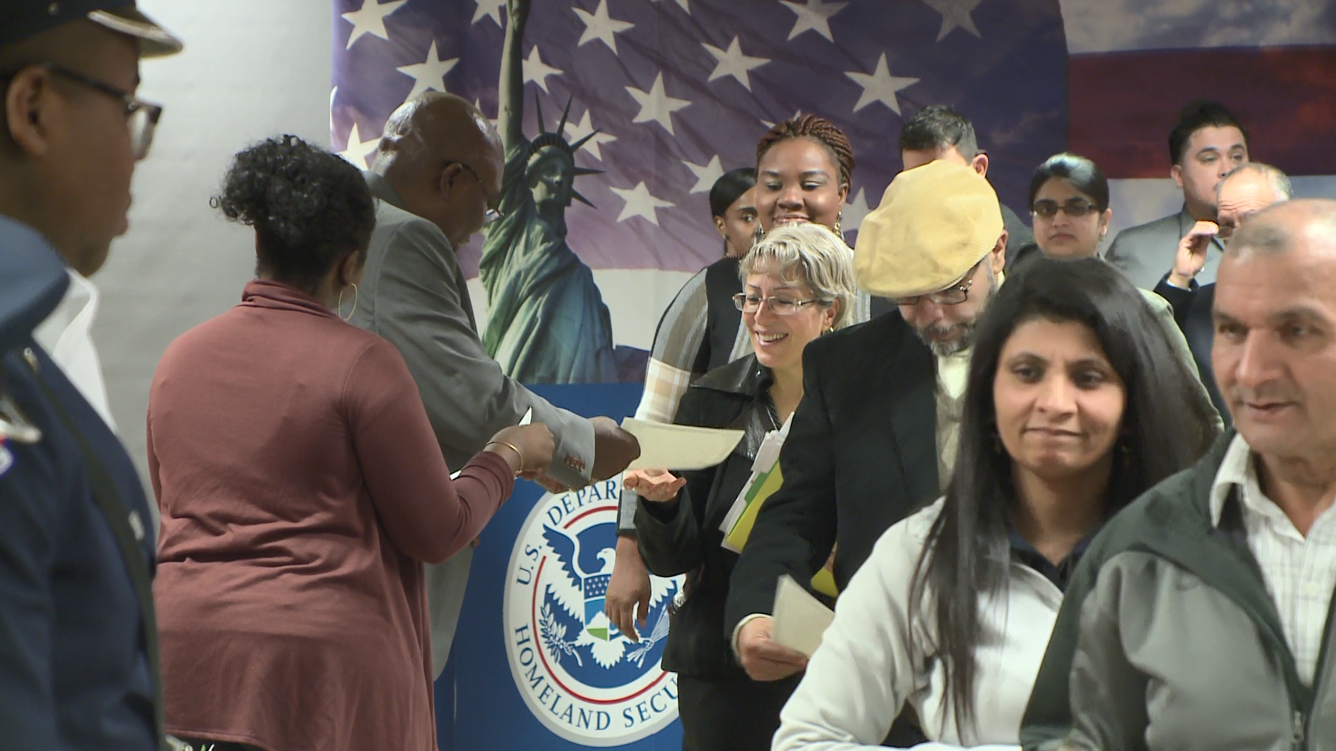 Naturalization ceremony in Atlanta 50 new U.S. citizens
