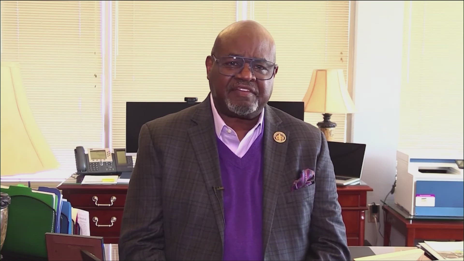 Interim President Lawrence Drake shared his condolences to the families and provided resources for students struggling with their mental health after the shooting