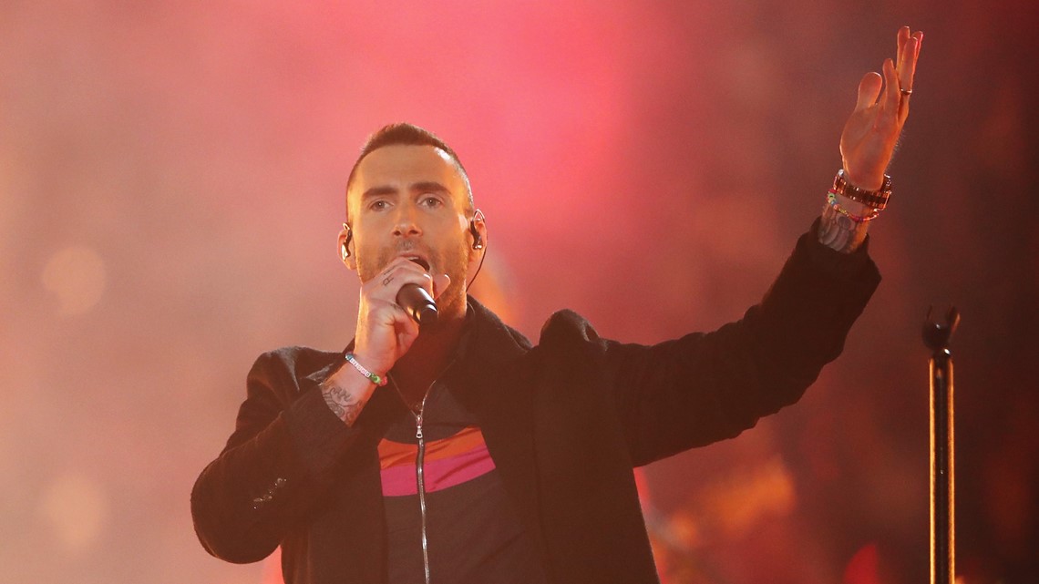 Review: Adam Levine delivers a flavorless halftime show