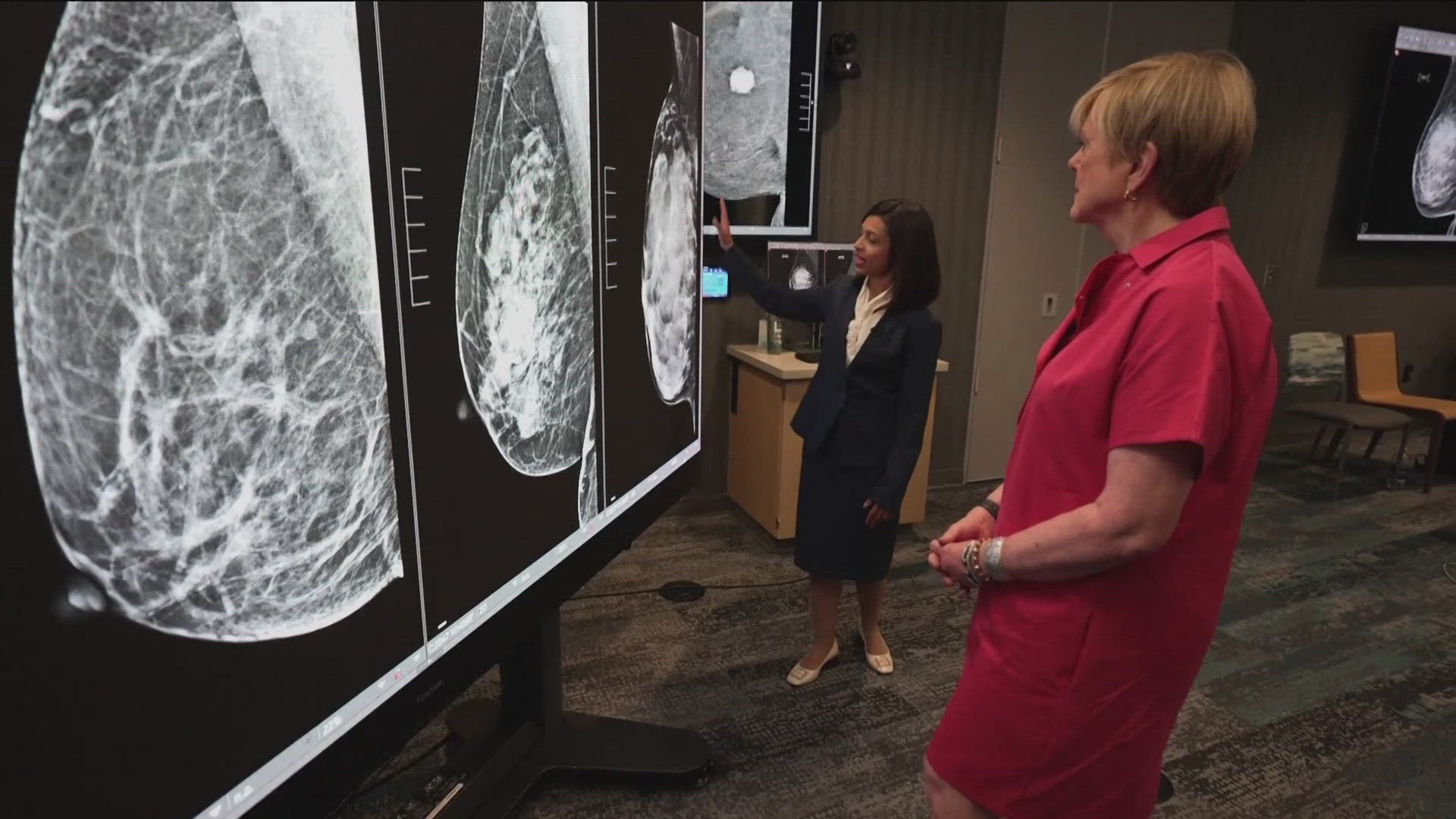 For women with dense breasts, sometimes mammograms can be hard to read.