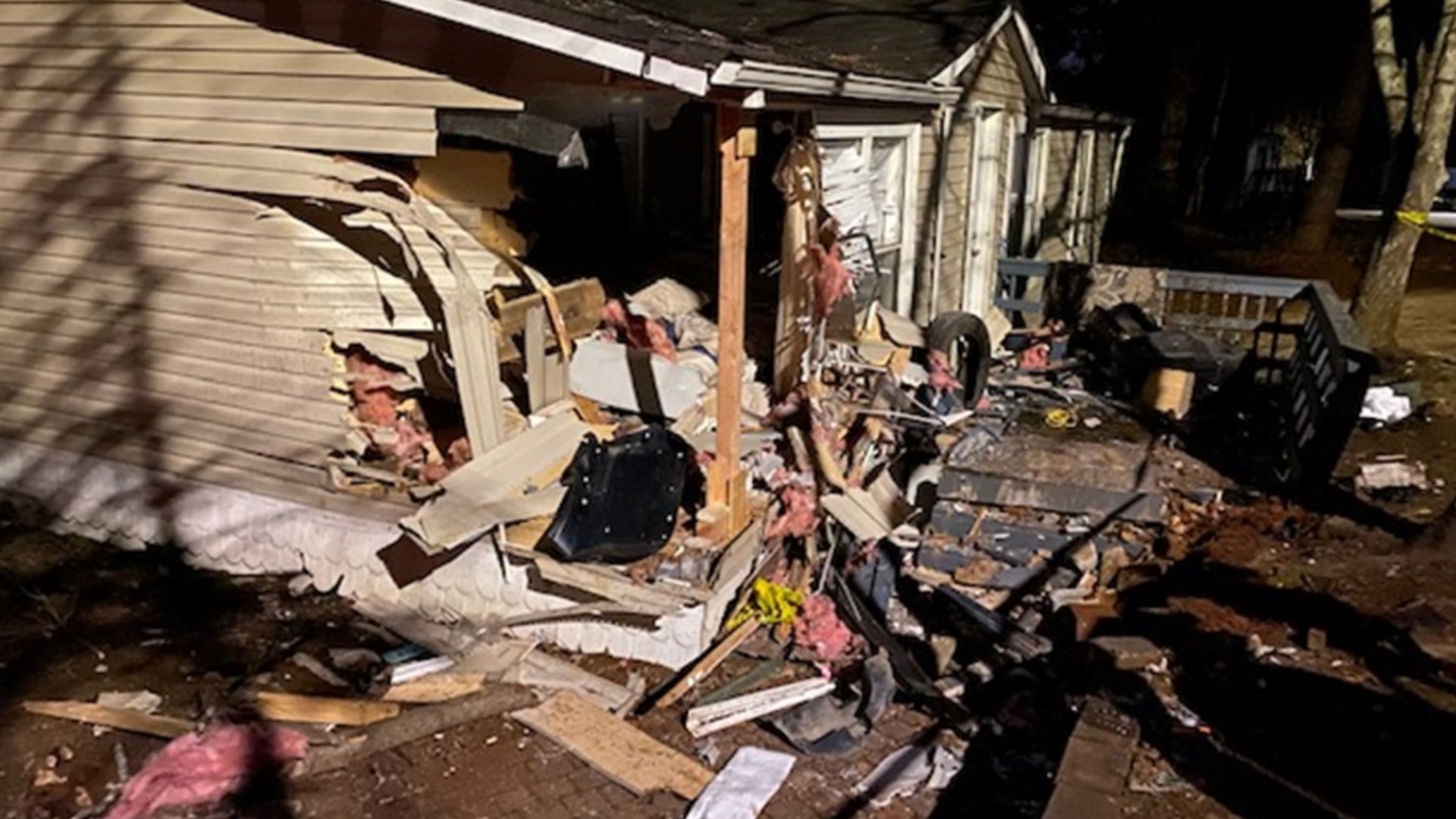 It is not yet known what caused the driver to crash into the home. Authorities also said it is unknown if anyone else was inside the car at the time.