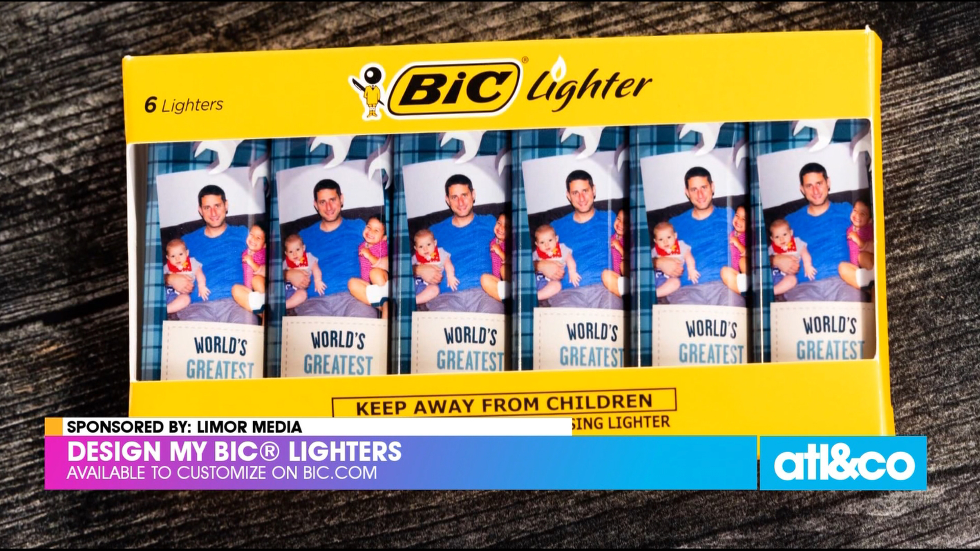 Lifestyle contributor Limor Suss shares a great gift for Dad -- Design My Bic Lighters.