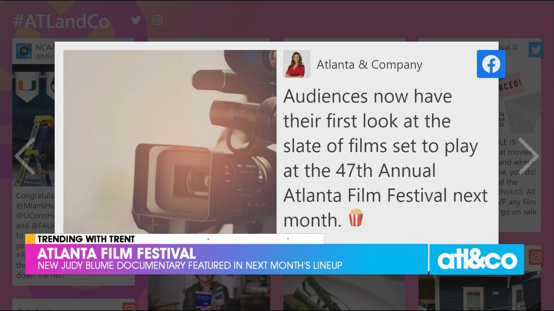 Check out the 2023 Atlanta Film Festival April 20-30 and a new Judy Blume documentary featured in their star-studded lineup.