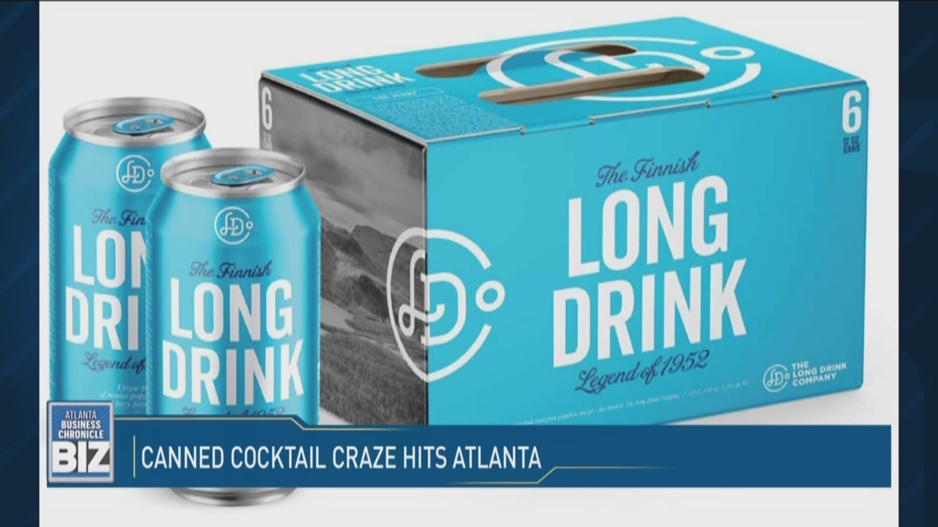 The Finnish Long Drink, a canned cocktail that's a gin and grapefruit combo, is performing well in in its new Atlanta market!