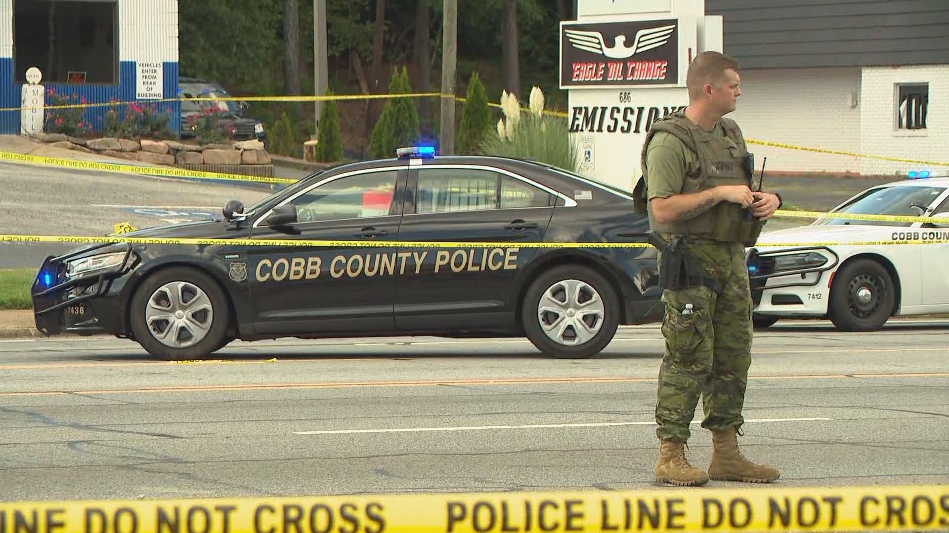 Shooting incident involving officer in Cobb County