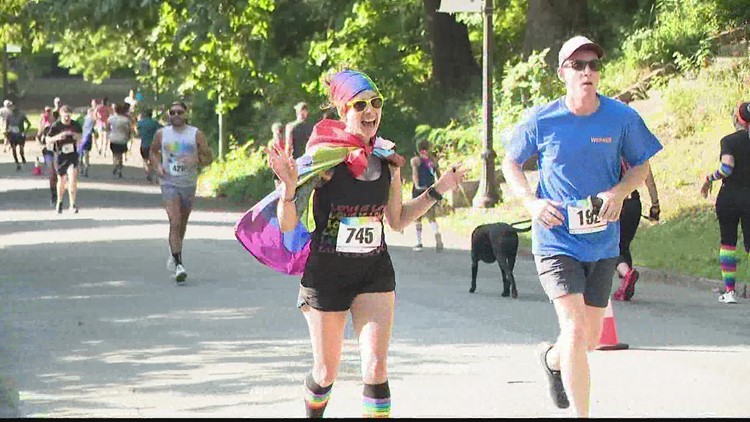 Atlanta Pride 5k run returned Sunday at Piedmont Park