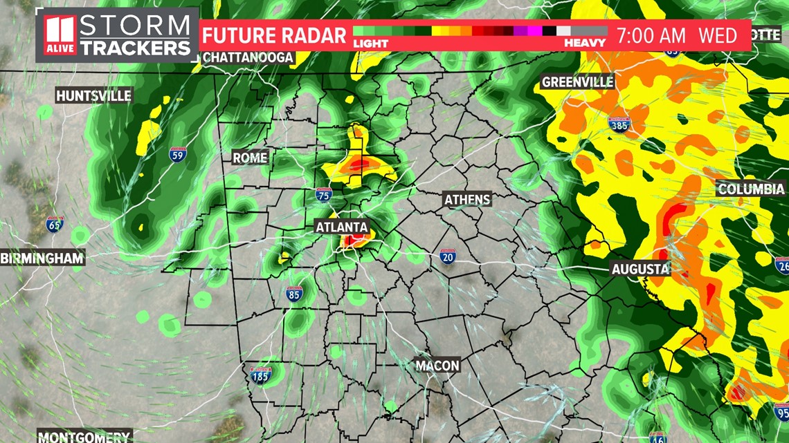 Atlanta weather updates | Rain Tuesday & Wednesday | 11alive.com