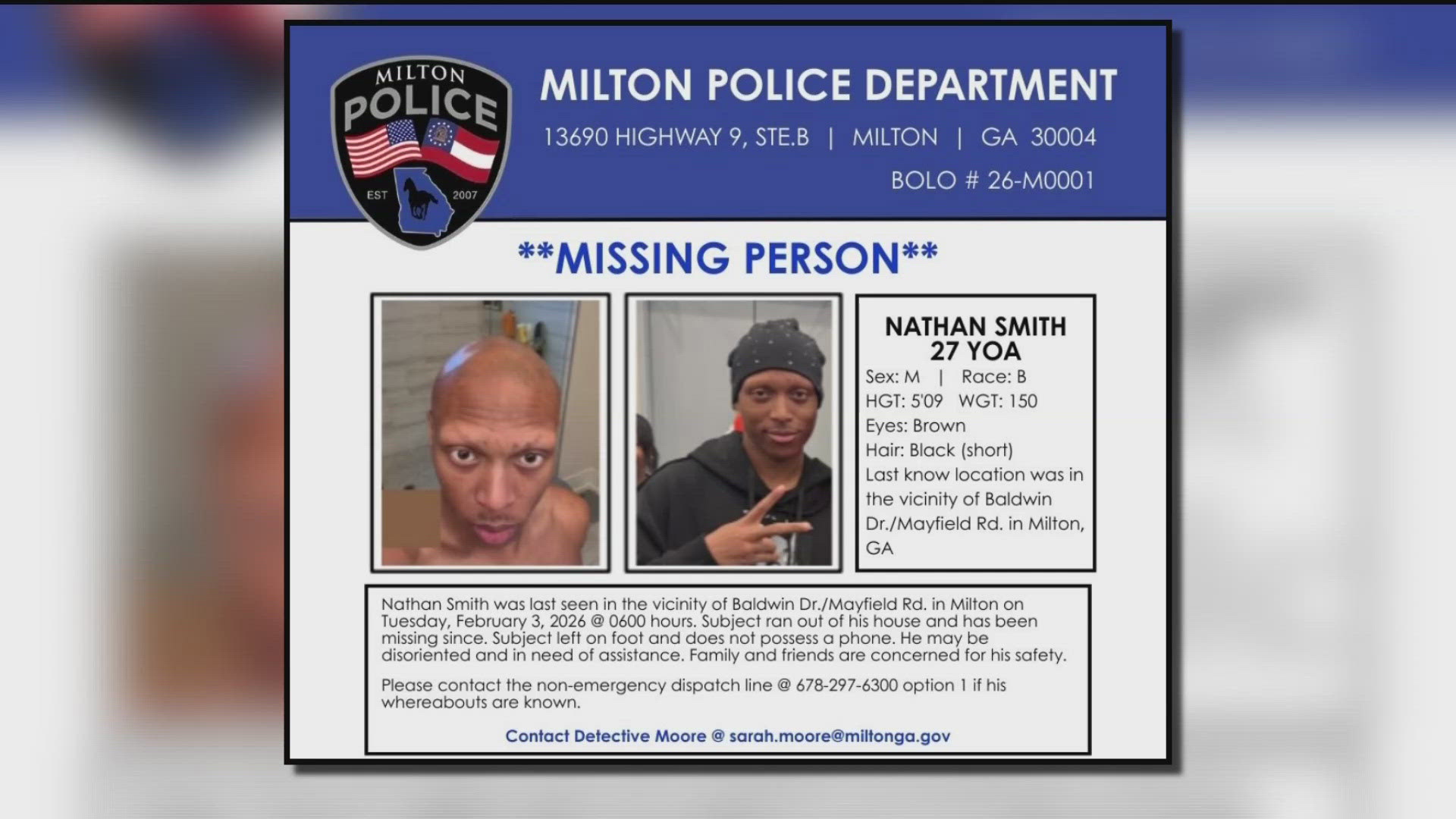 City of Milton reports 'enhanced law enforcement activity' in area ...