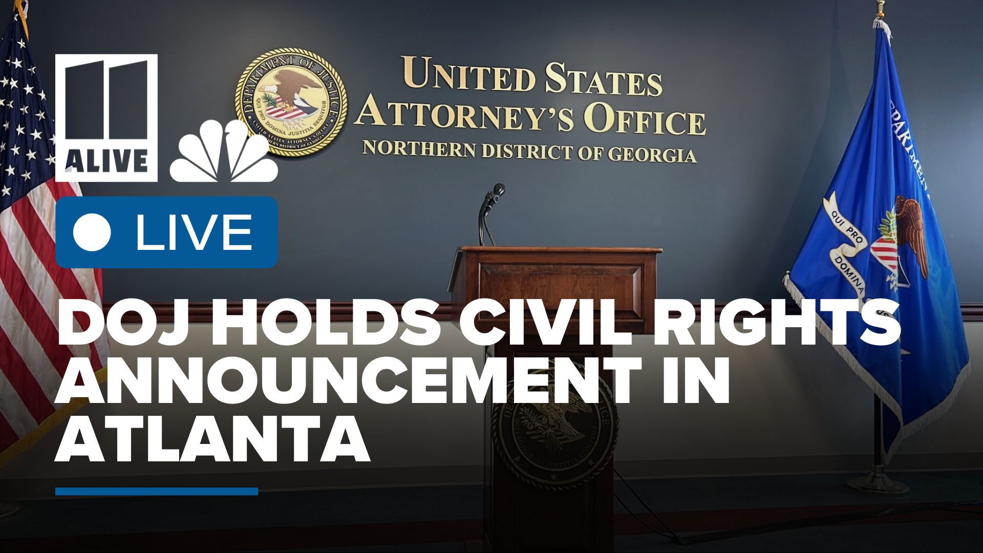 The event, set to start at noon, will take place in the U.S. Attorney’s Office Training Room at the Richard B. Russell Federal Building