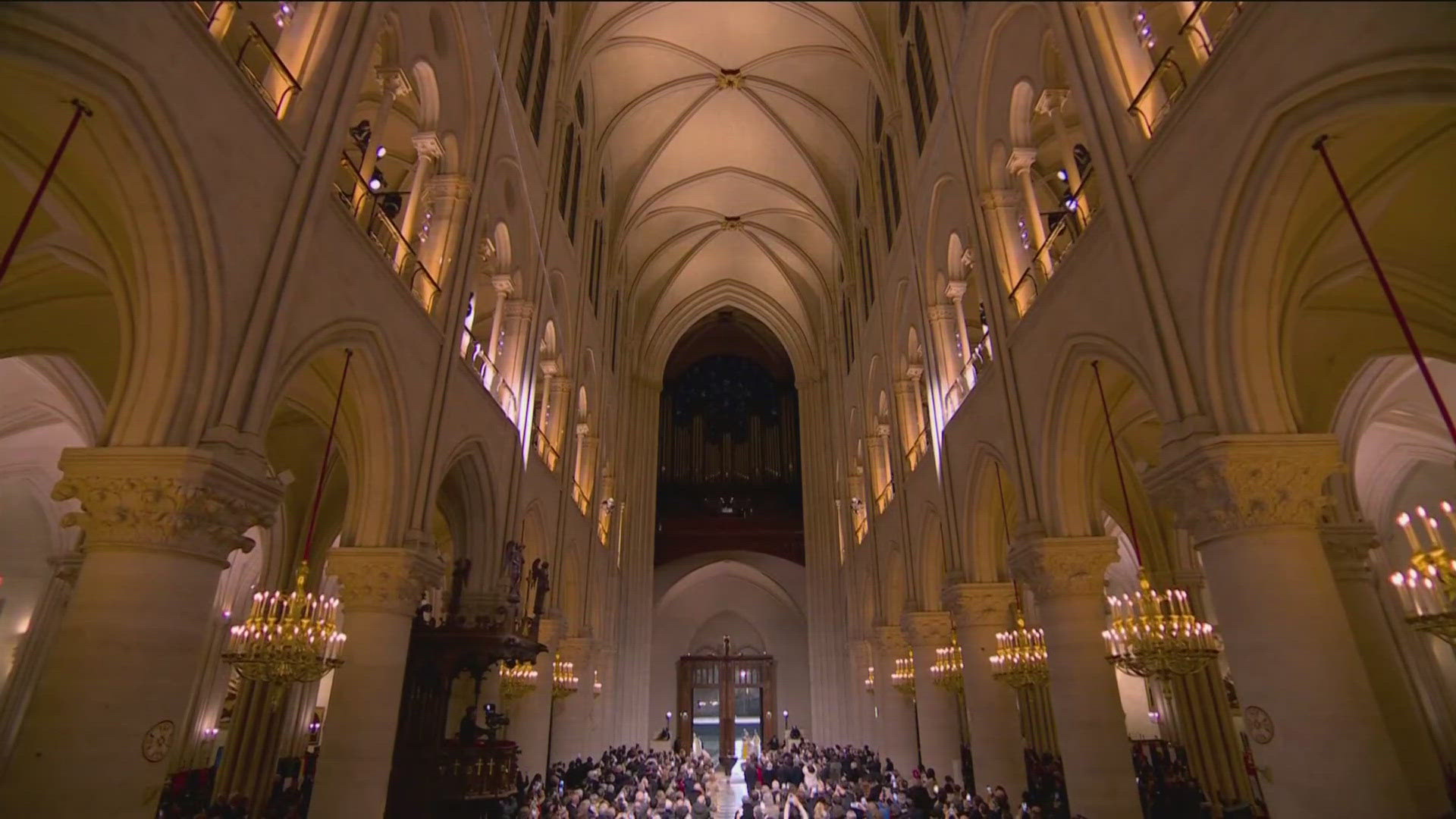 France's iconic Notre Dame Cathedral is formally reopening its doors on Saturday for the first time since a devastating fire nearly destroyed the landmark in 2019.