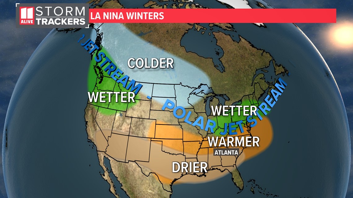 Winter Atlanta La Nina 2021