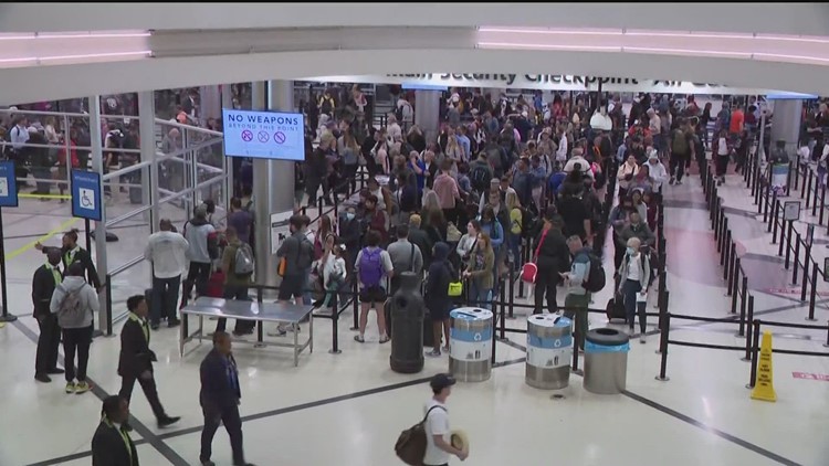 Hartsfield-Jackson Atlanta airport sees record third busiest travel day over Memorial Day weekend
