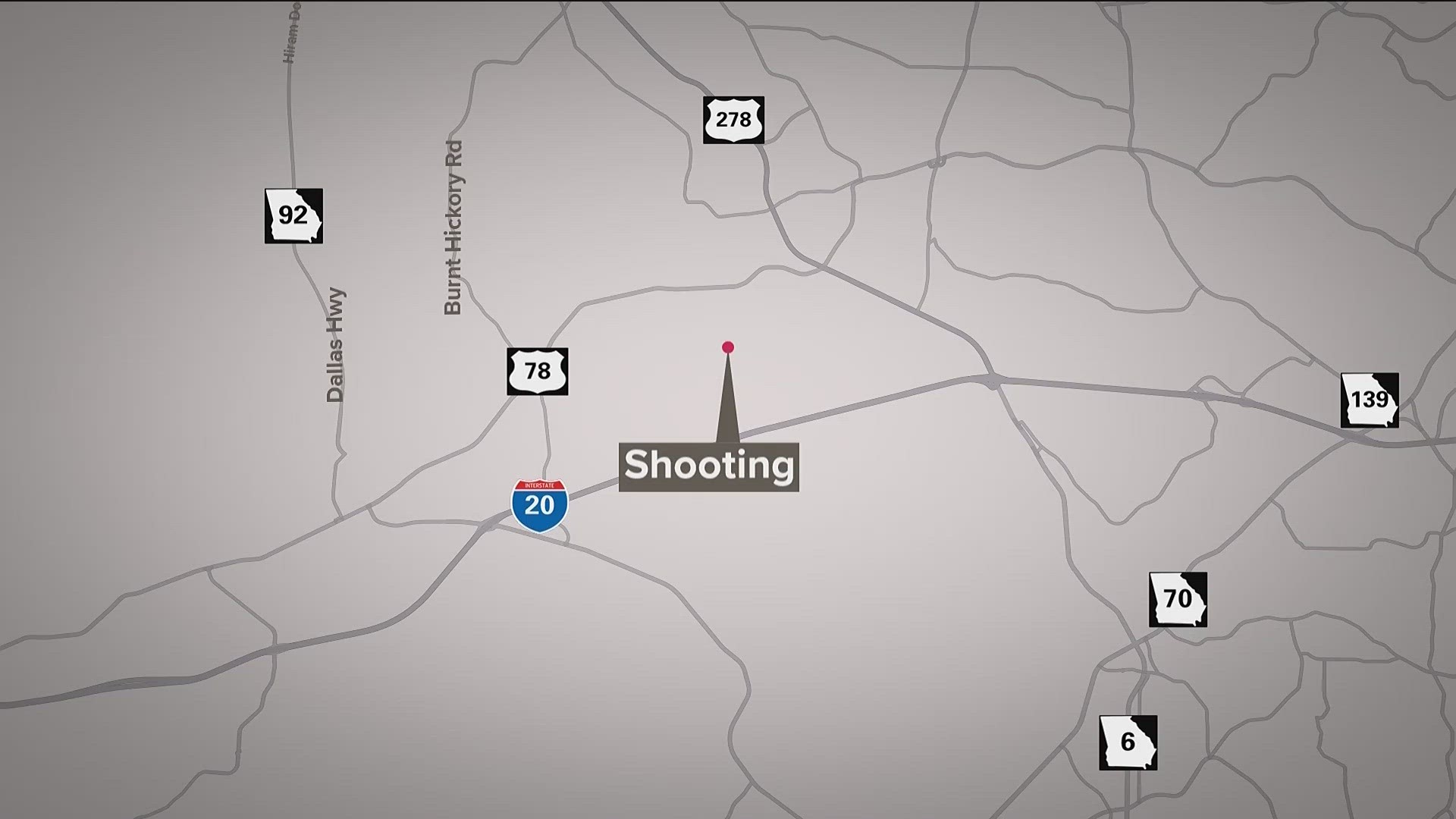 The shooting happened Sunday night after deputies were called to a home in Lithia Springs.