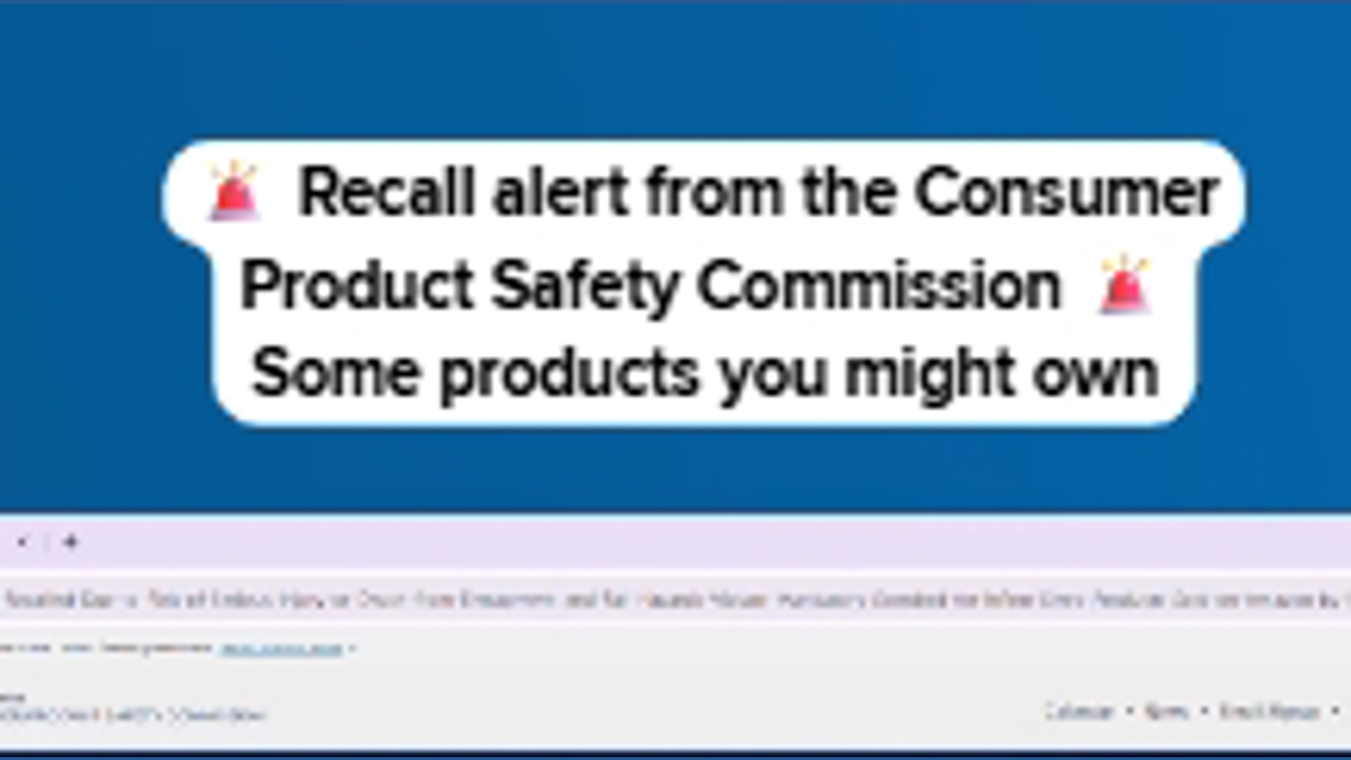 Latest Consumer Product Safety Commission recall alerts — some products ...