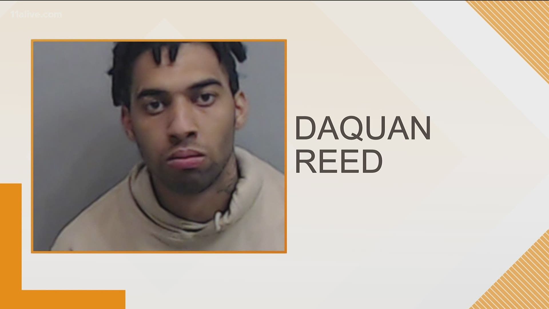 Daquan Reed was arrested in Hampton, Virginia.