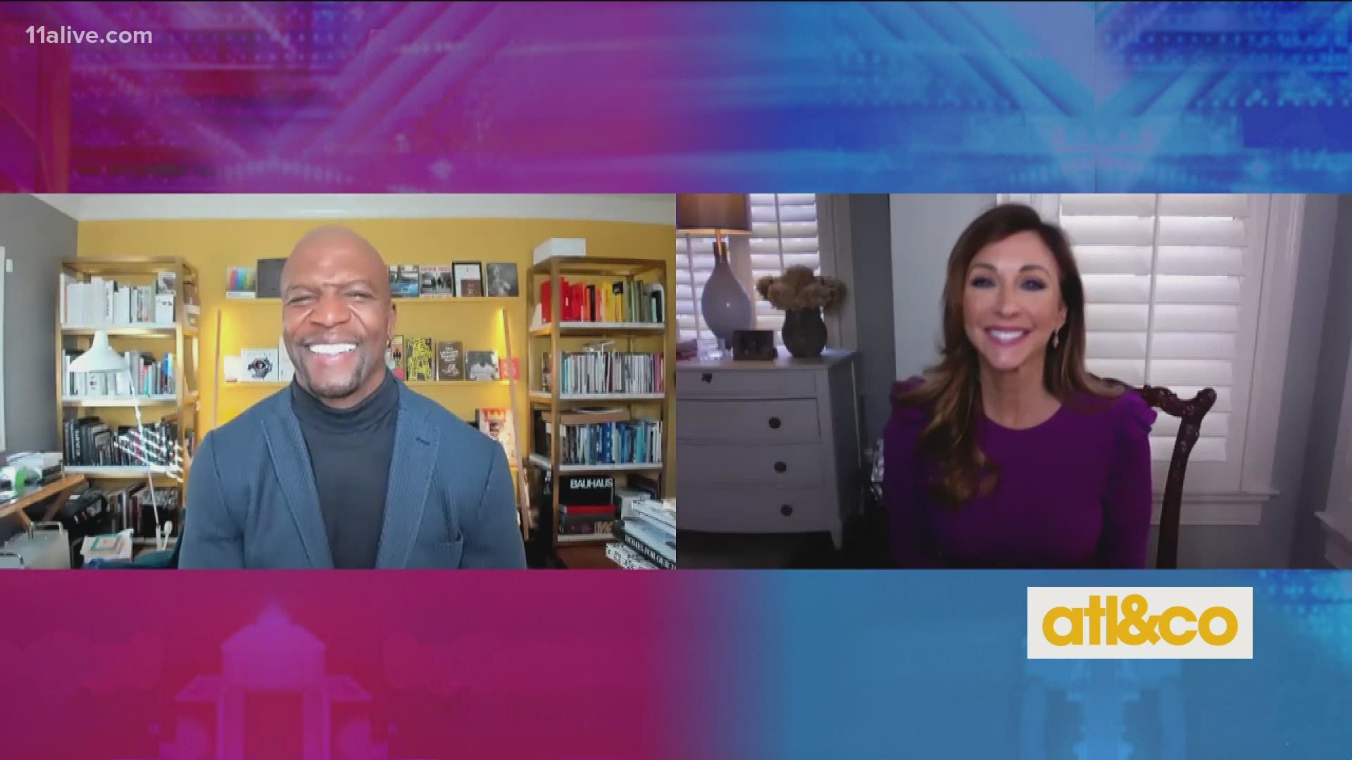 AGT host Terry Crews shares the virtual audition process for 'America's Got Talent' this week in Atlanta.