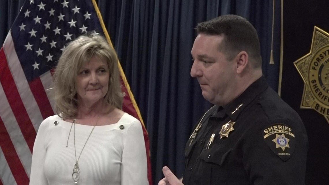 Forsyth County Sheriff's Office gives out checks to charity | 11alive.com