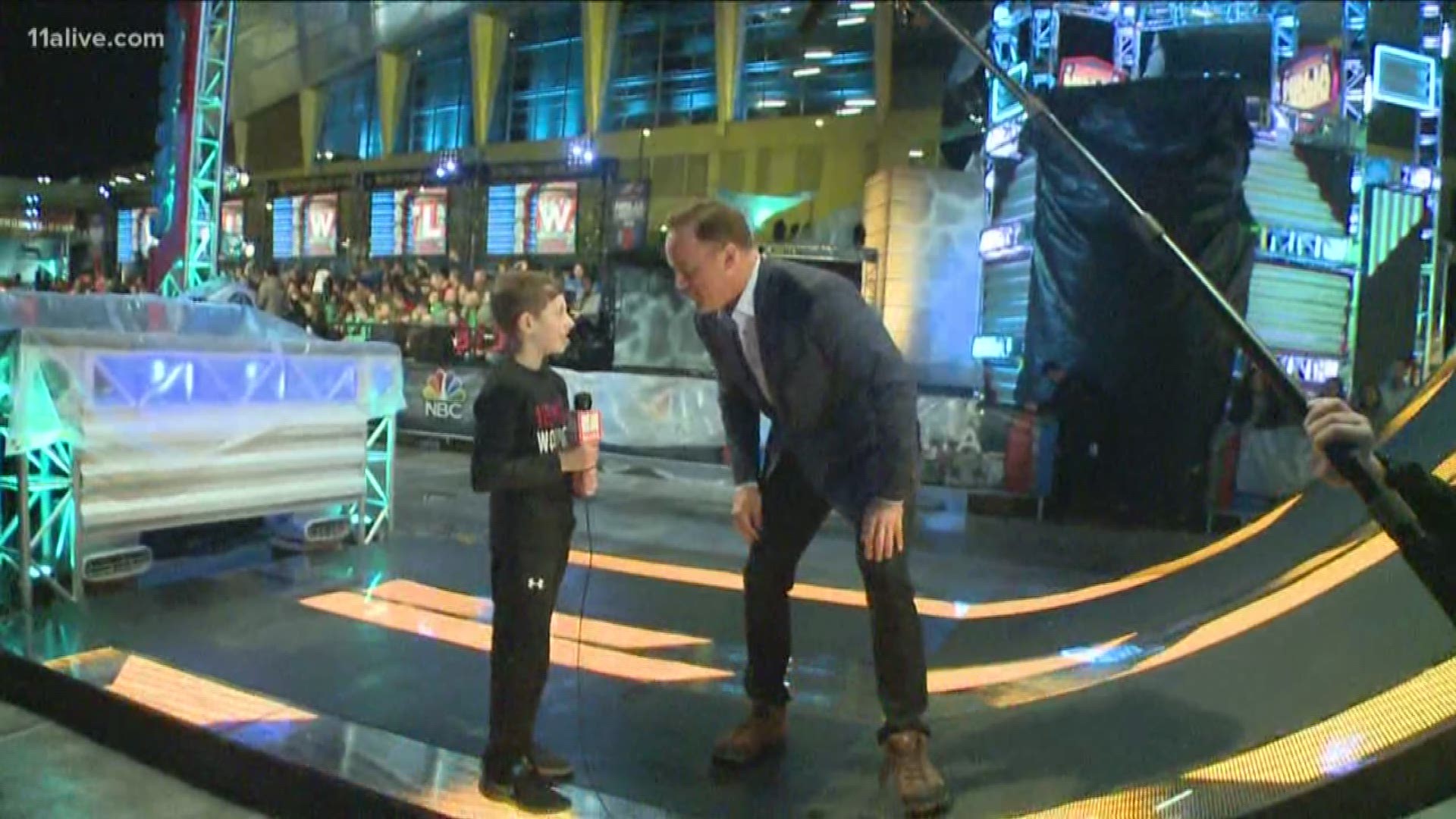 11alive took Nathan along to be our reporter on the scene!