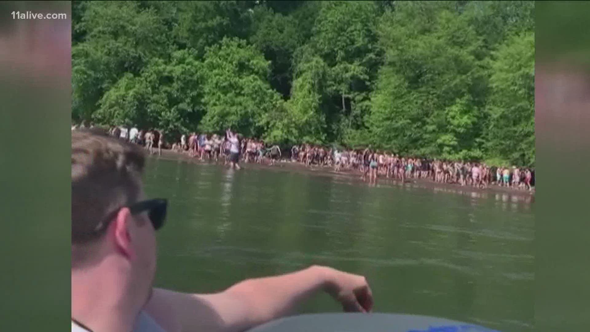Crowds On Chattahoochee River In Roswell Lead To Action Concern 11alive Com