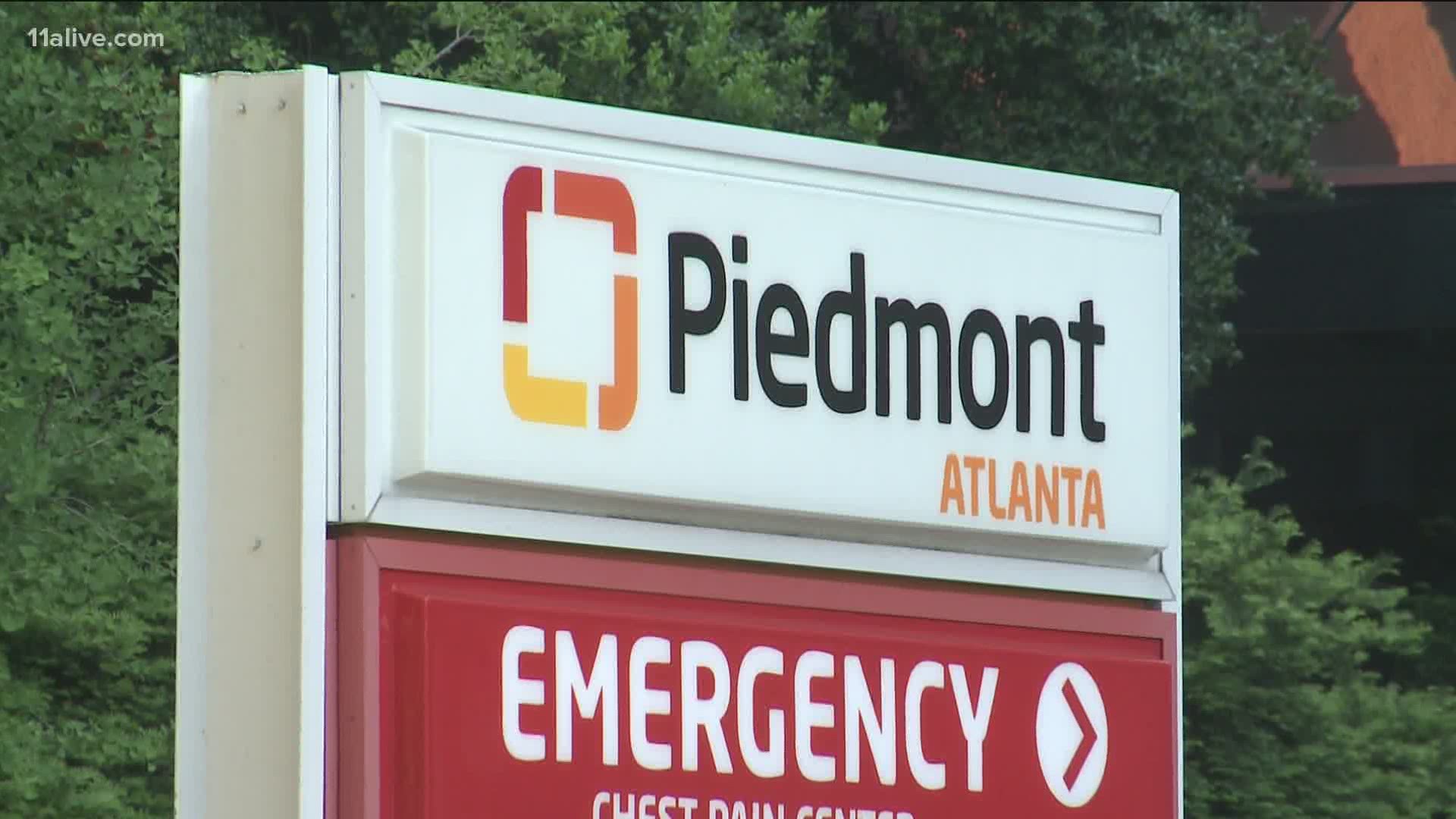 The termination will affect all piedmont inpatient facilities.