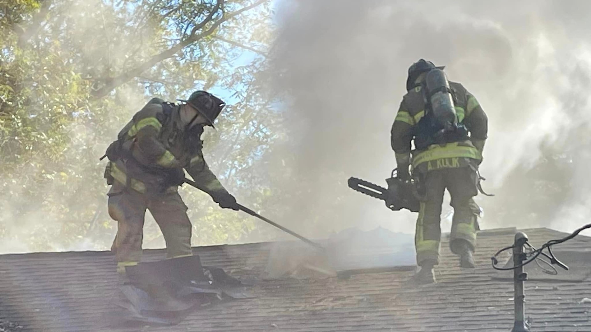 Photos DeKalb County firefighters save cat from house fire