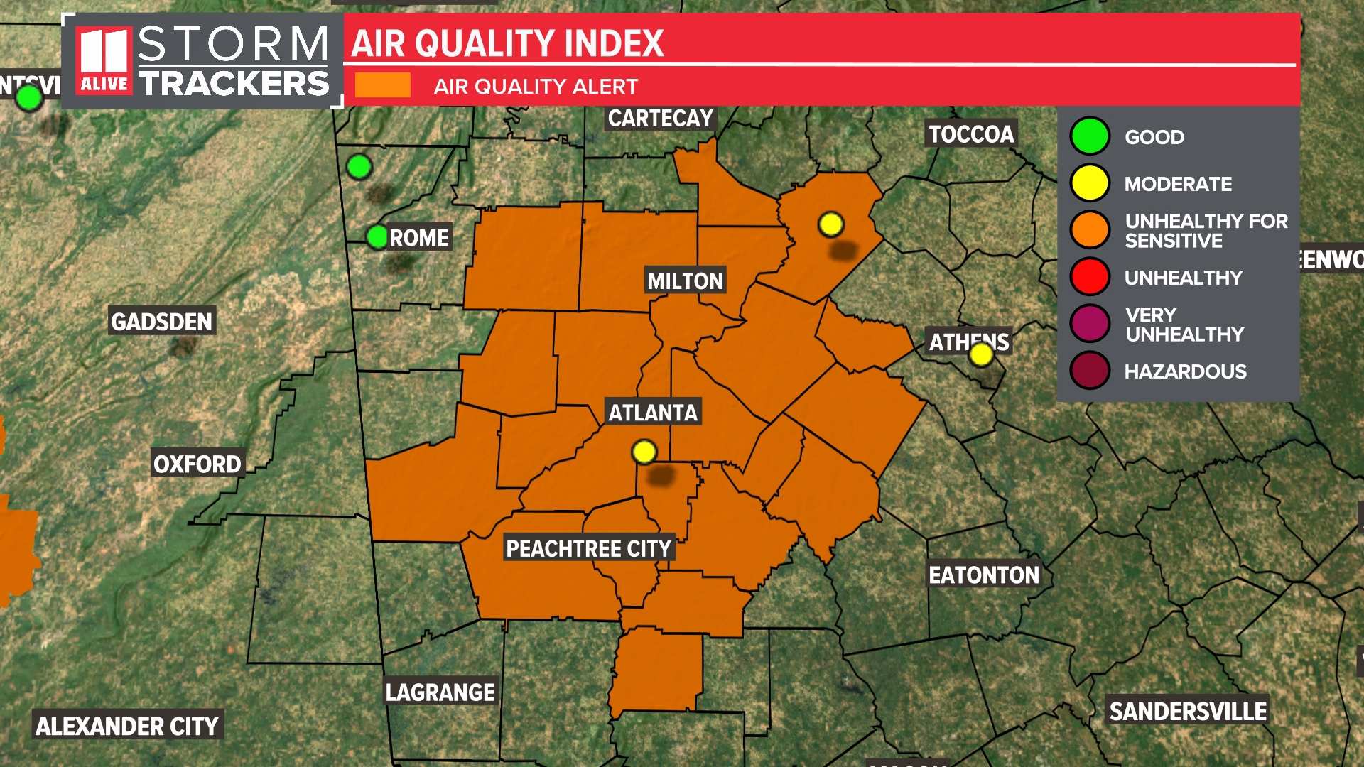 Air Quality Alert | Metro Atlanta | 11alive.com