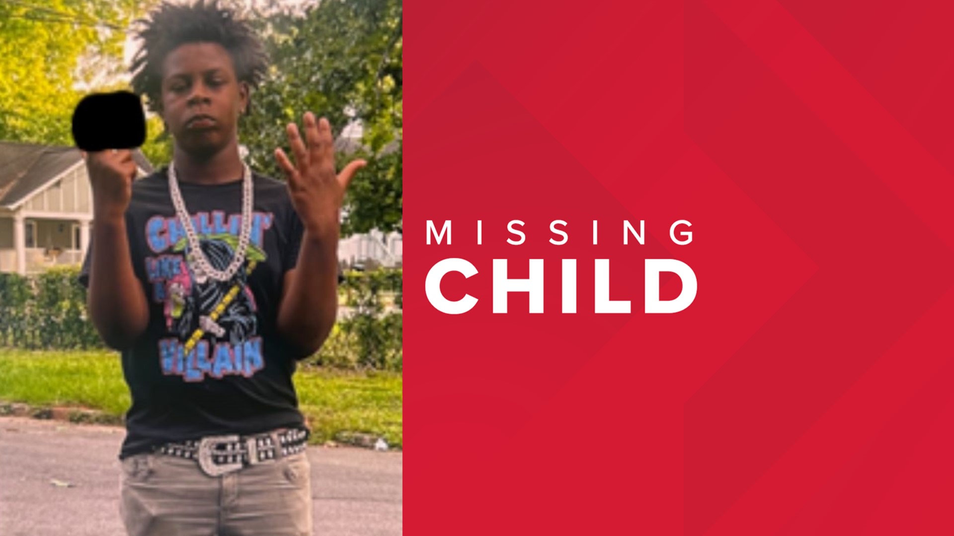 Christian Thomas was last seen at a home located at 846 Flat Shoals Way SE on Friday.