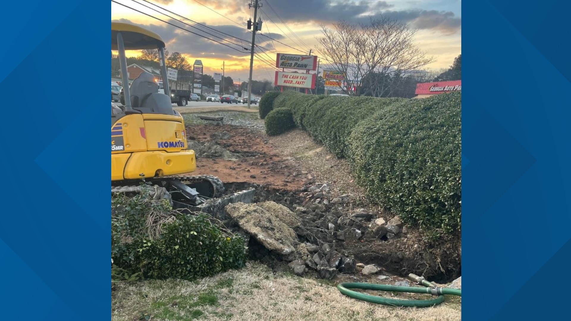 It happened at the Mavis Auto Care along Jonesboro Road. Officials said they are in the preliminary stages of the investigation.