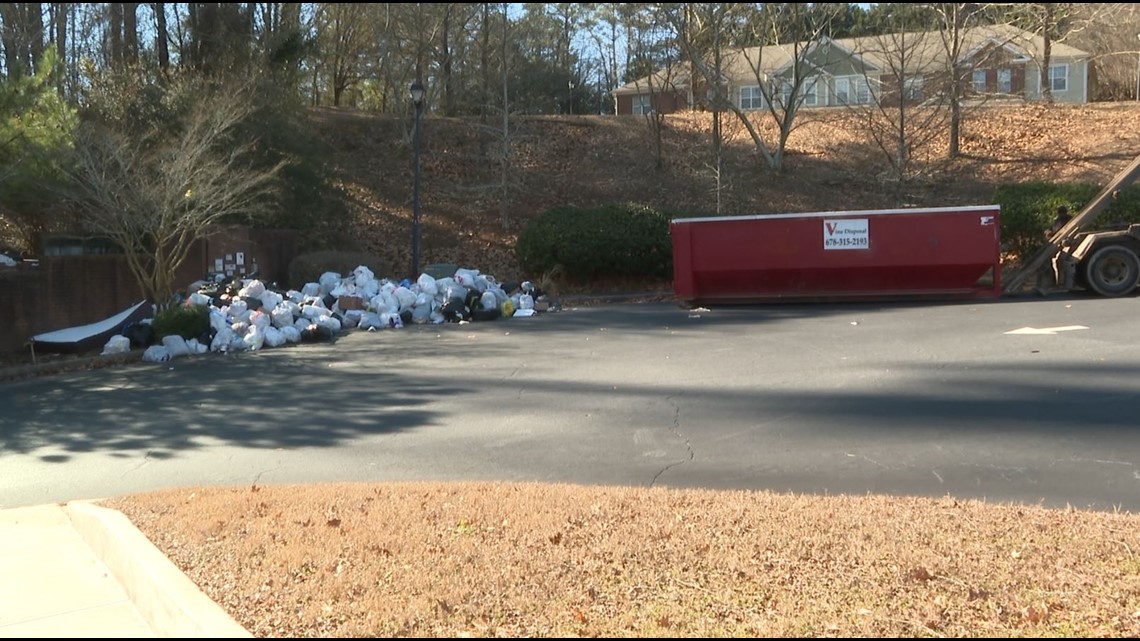 Trash issues at Magnolia Circle Apartment in Decatur