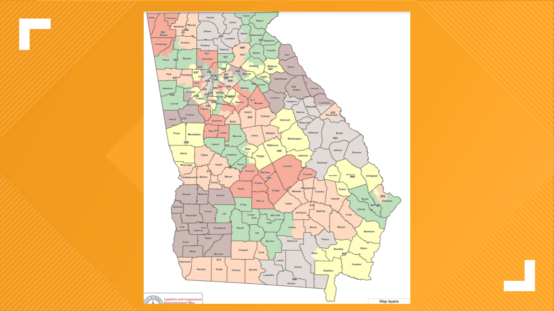 Critics say new senate district maps don't reflect Georgia | 11alive.com