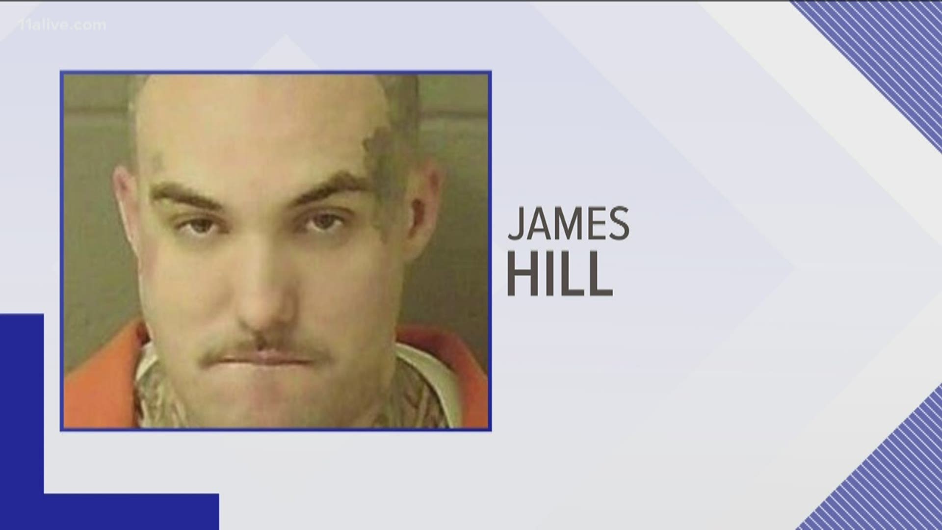 James Hill is also accused of leaving the victim's body under a bridge.