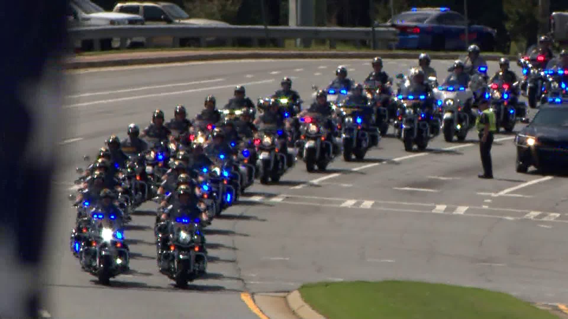 Jonathan Koleski Cobb deputy funeral Sheriff Craig Owens remarks ...