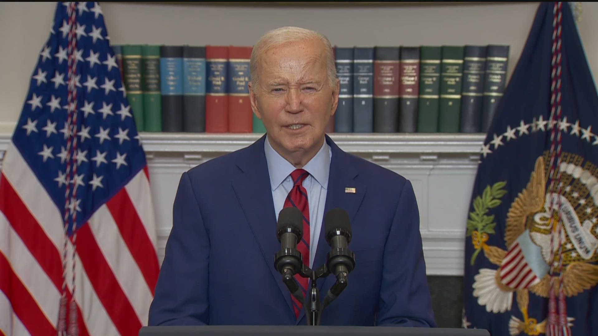 Biden said there should be no place for antisemitism or hate speech on college campuses.