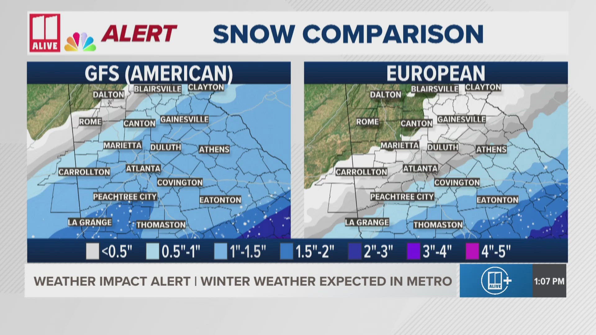 11Alive is tracking conditions and providing live updates as winter weather impacts the Peach State.
