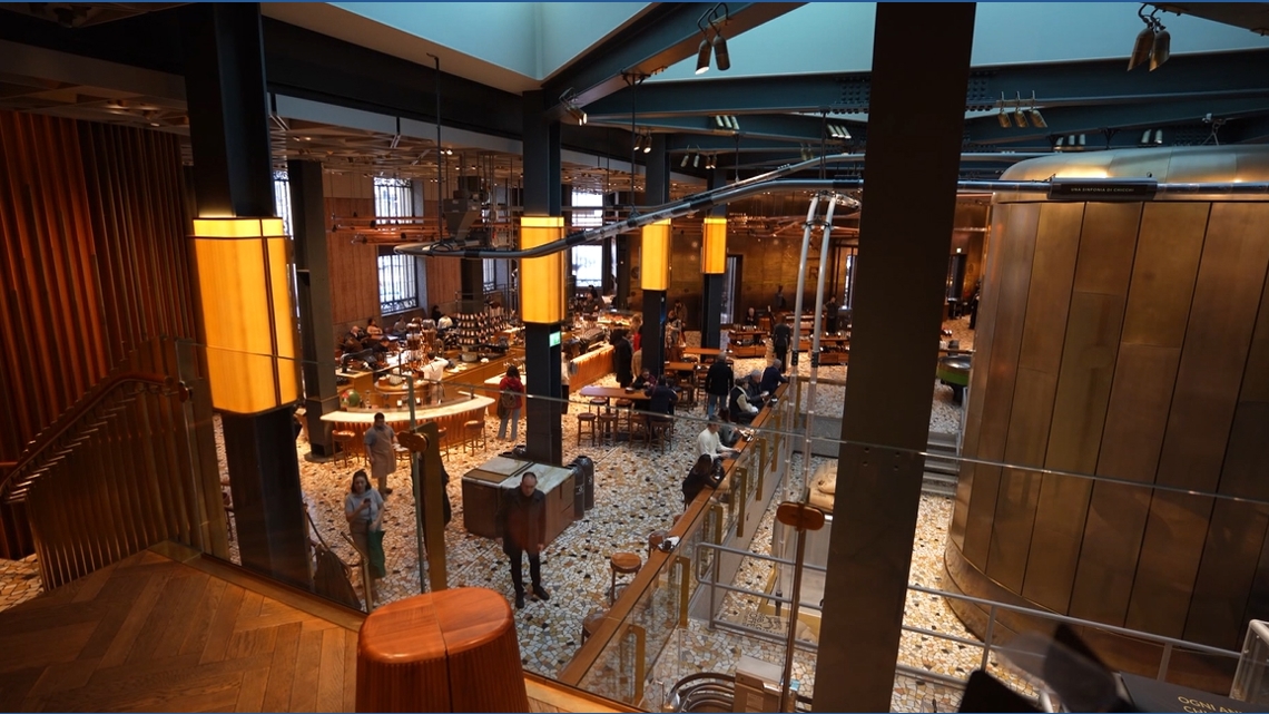 Milan Starbucks Roastery offers Olympics visitors a coffee experience like no other