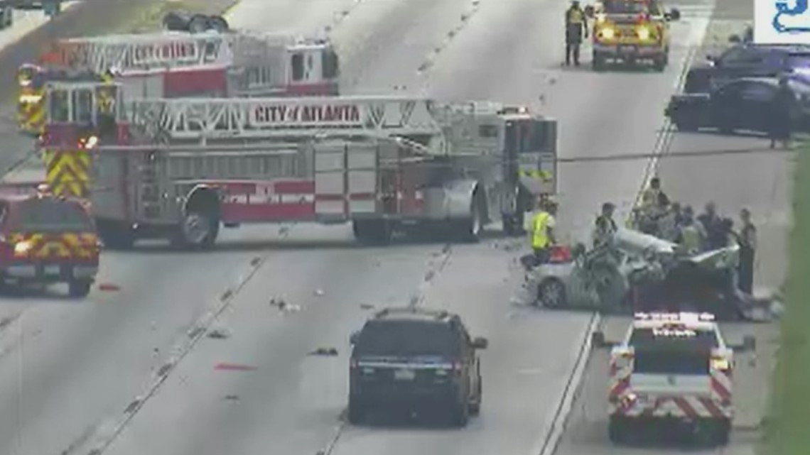 Atlanta traffic | Crash closes all lanes of I 285 at Hollowell ...