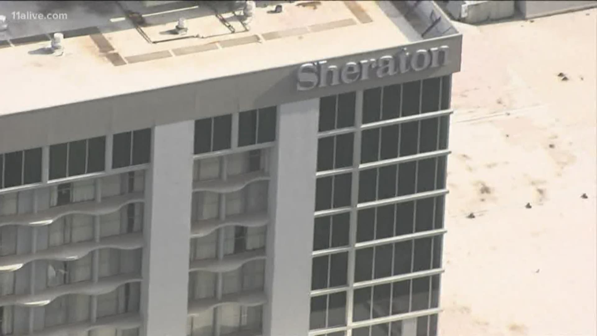 State officials said that shutting down the entire hotel is voluntary.