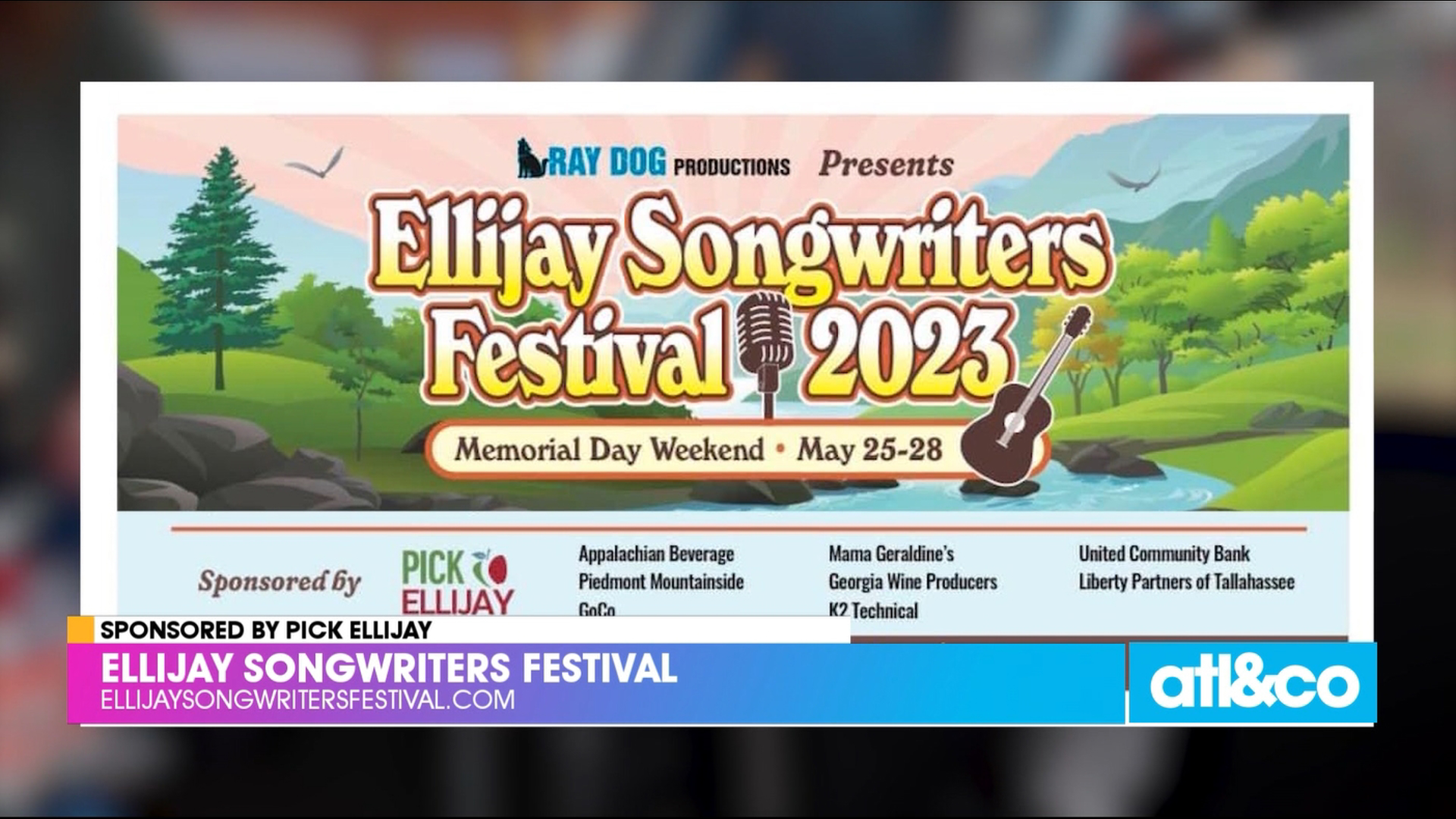 Check out the Ellijay Songwriters Festival this Memorial Day weekend in 6 of Gilmer County's finest wineries and enjoy a performance from musician Mark Miller.