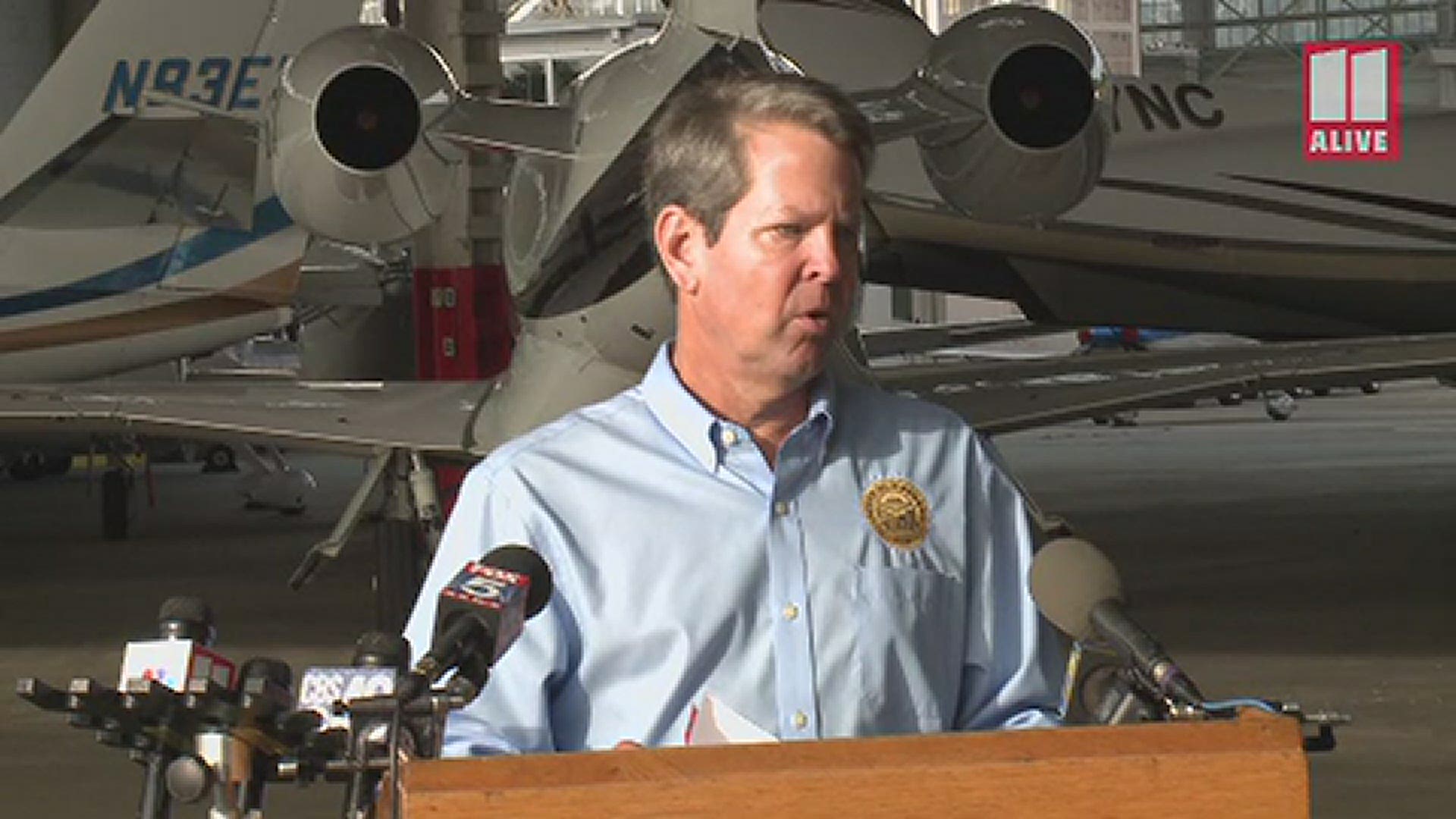 The governor made his comments before embarking on a "Wear a Mask" tour on Wednesday.