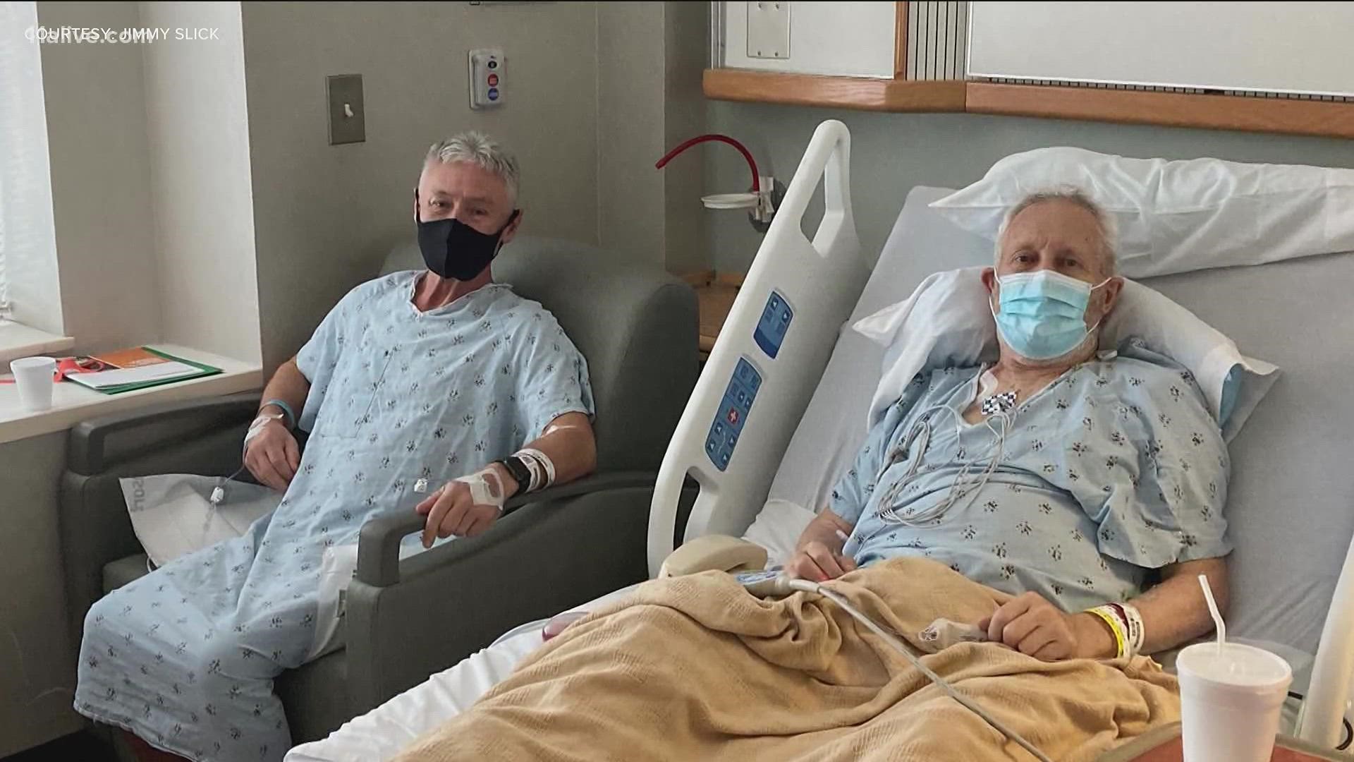 "I was having lunch with Jimmy," he said when questions about his kidney came up. "He said like it was talking about the weather, 'I'll give you one of my kidneys.'"