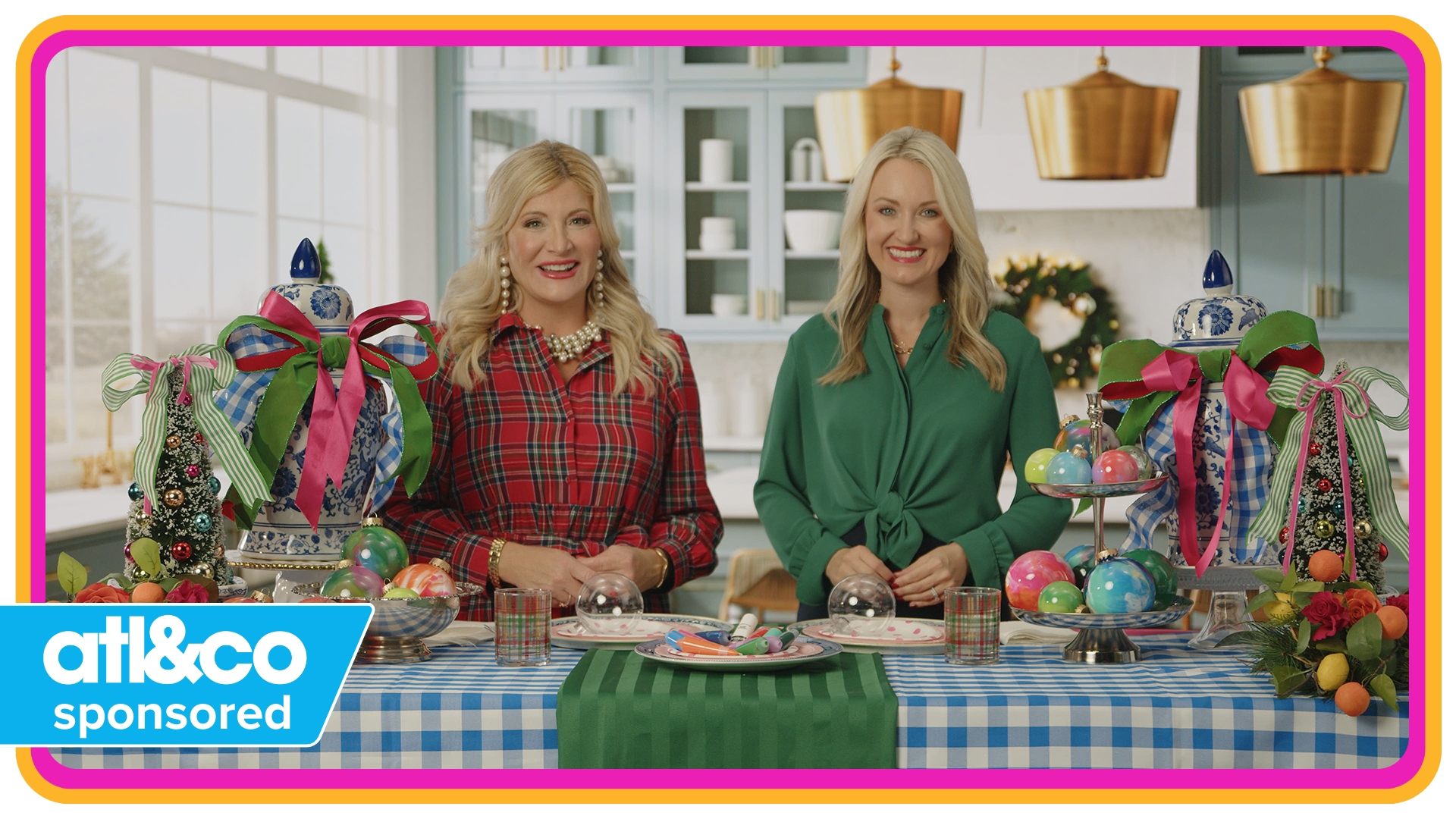 Erin & Kelli show us a great way to make one-of-a-kind ornaments on a budget. | PAID CONTENT