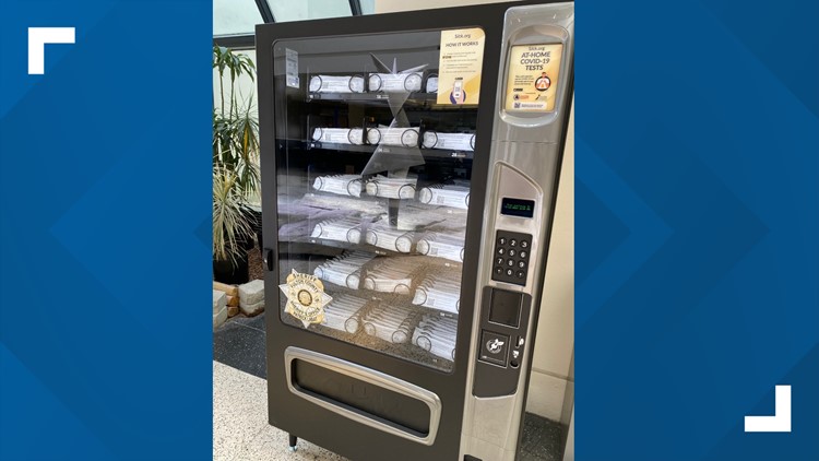 COVID test kits available in vending machines in Fulton County